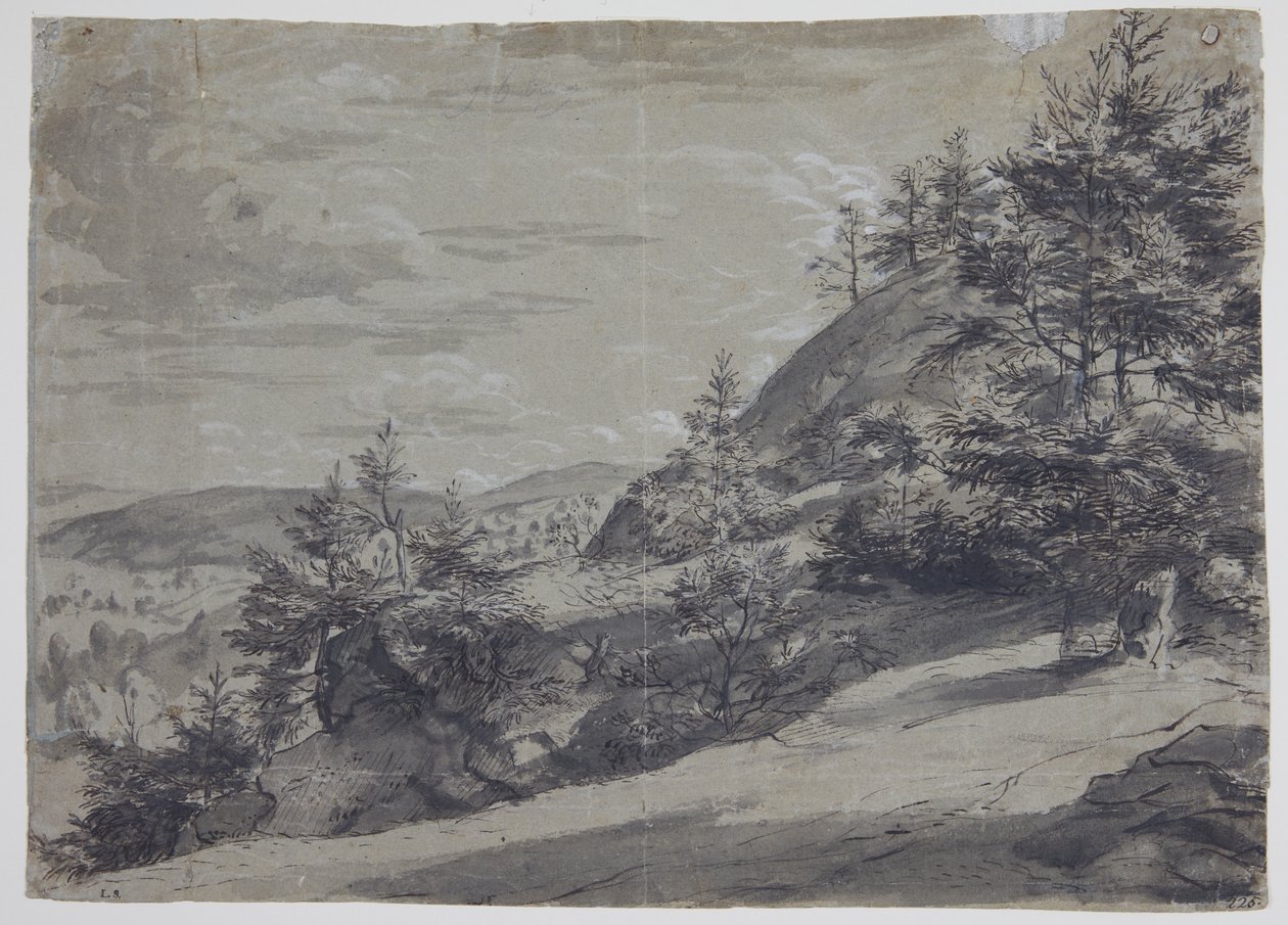 Hilly Landscape by Allaert van Everdingen