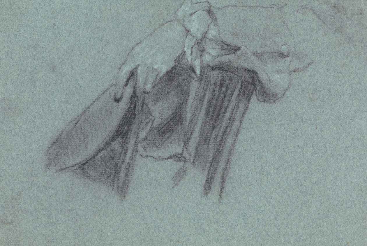 Study of a Hand Holding a Hat by Allan Ramsay