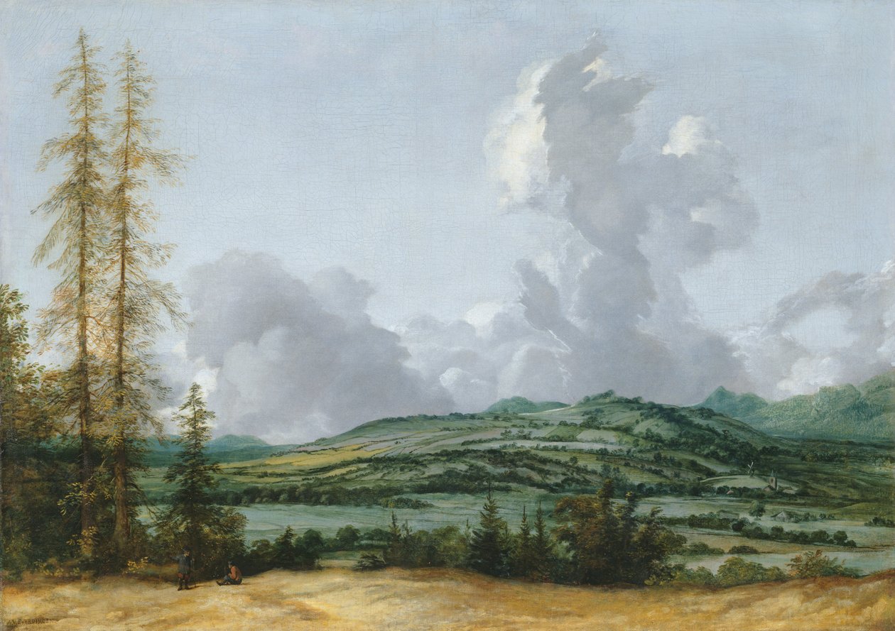 Hilly Landscape by Allart van Everdingen