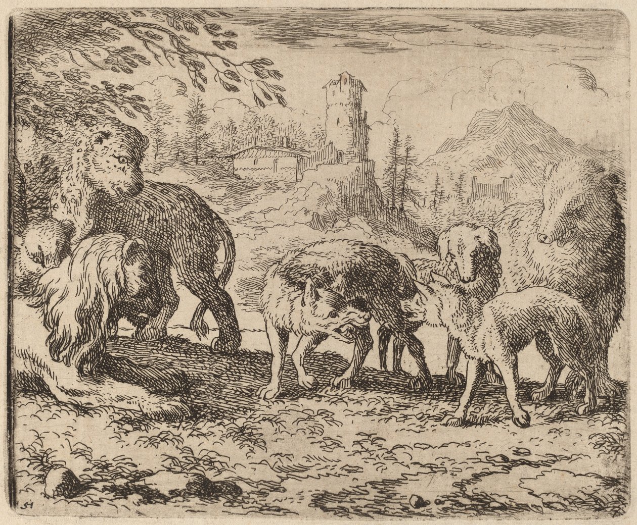 Reynard Condemned by Allart van Everdingen