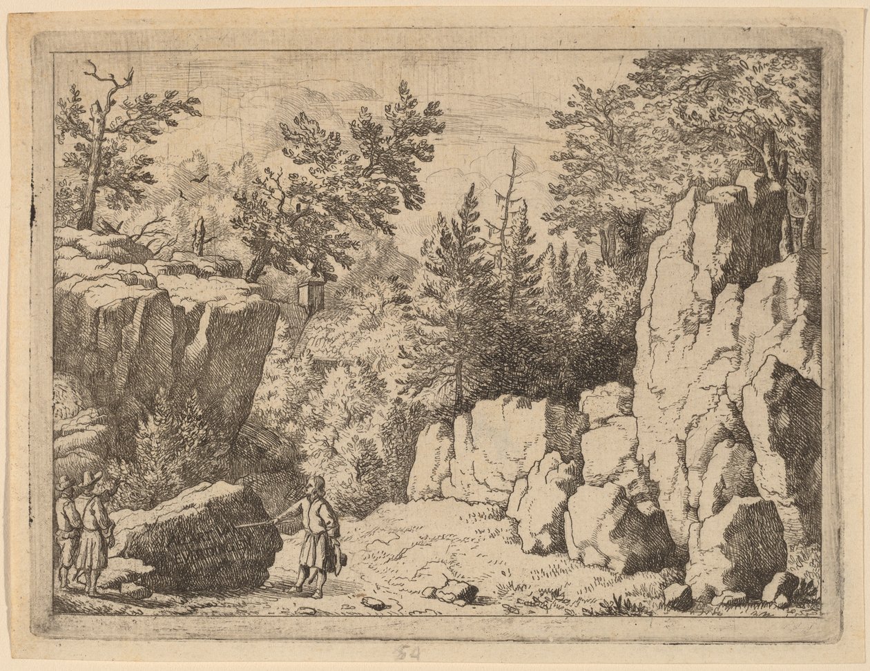 The Inscription on the Rock by Allart van Everdingen