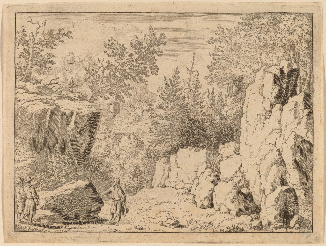 The Inscription on the Rock by Allart van Everdingen