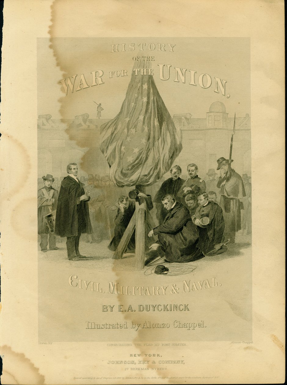 Consecrating the Flag at Fort Sumter by Alonzo Chappel