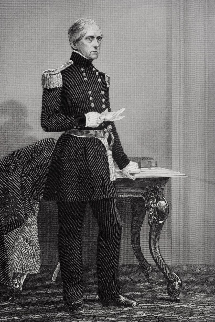 Portrait of John Ellis Wool by Alonzo Chappel