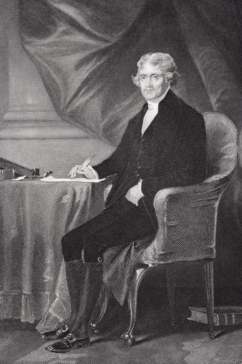 Portrait of Thomas Jefferson by Alonzo Chappel