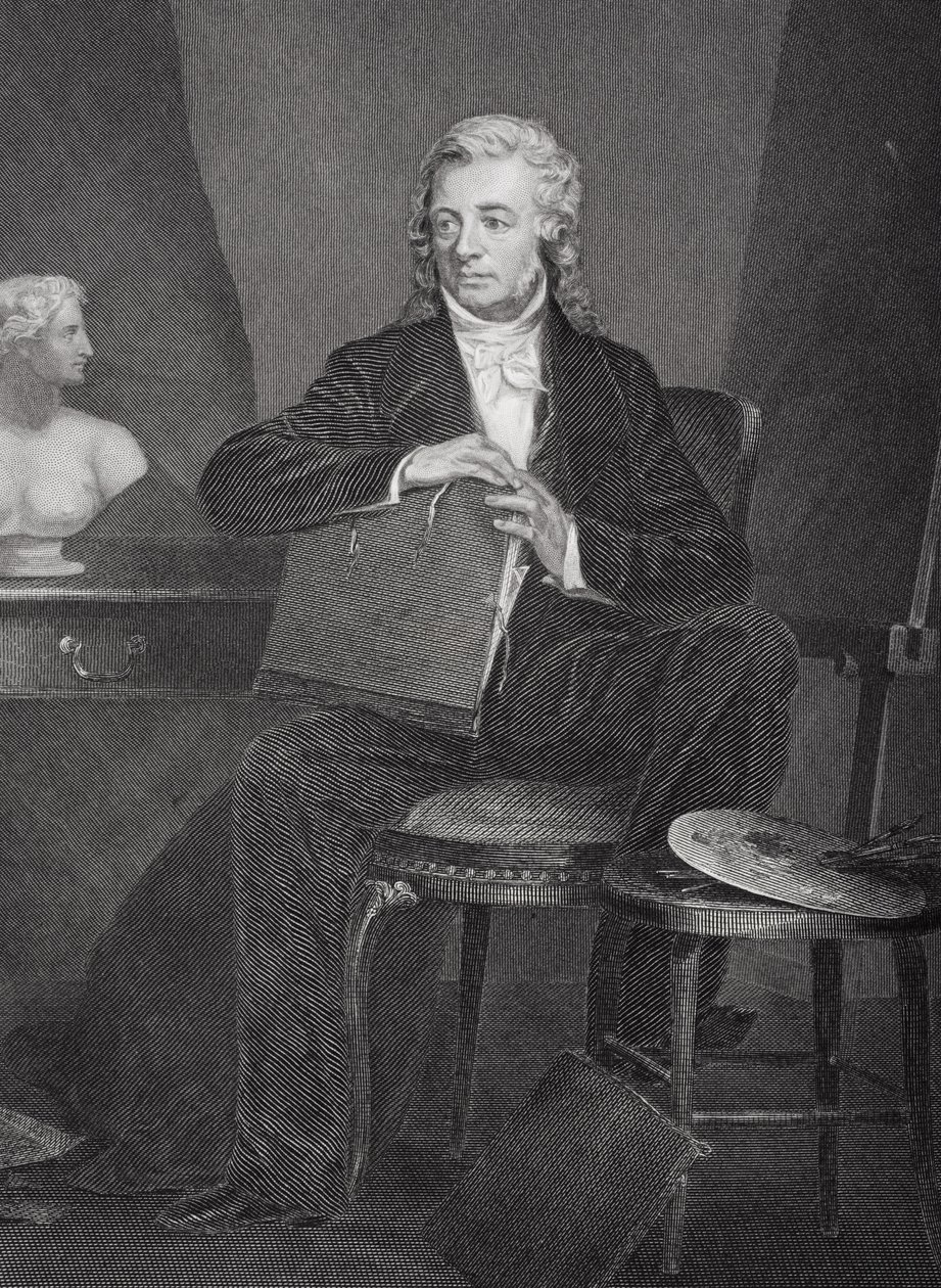 Portrait of Washington Allston (1779-1843) by Alonzo Chappel