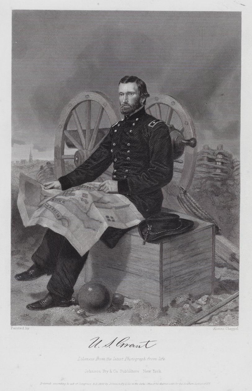 Ulysses S Grant by Alonzo (after) Chappel