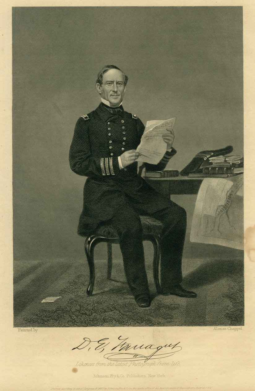 Adm. David Farragut (Union) by Alonzo Chappel