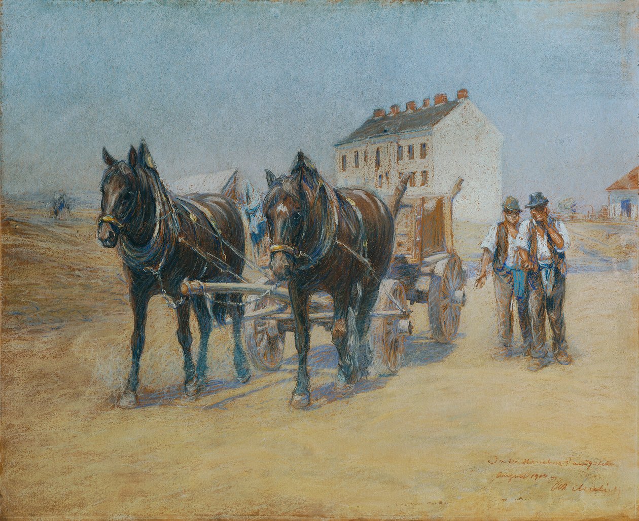 In the Hernalser Sand Pit by Alphons Leopold Mielich