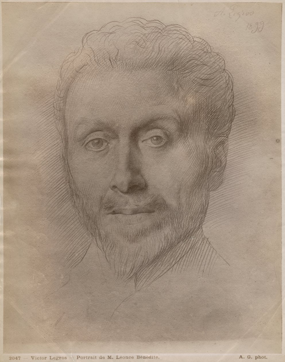 Leonce Benedite by Alphonse Legros