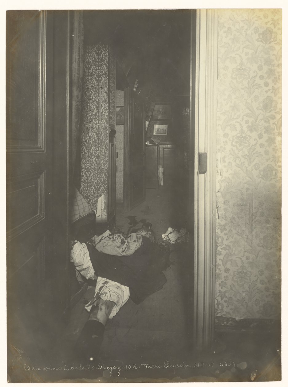 Discovery of the Corpse by Alphonse Bertillon