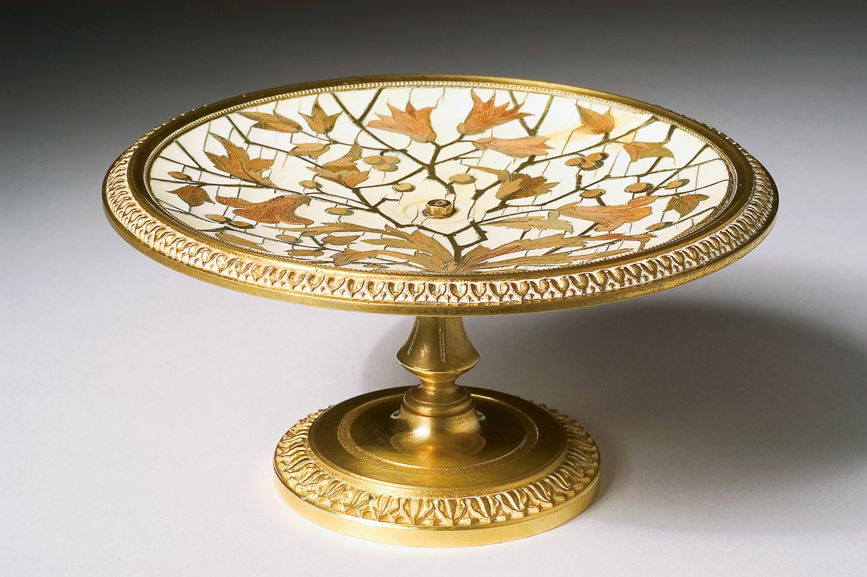Cup on pedestal by Alphonse Gustave Giroux