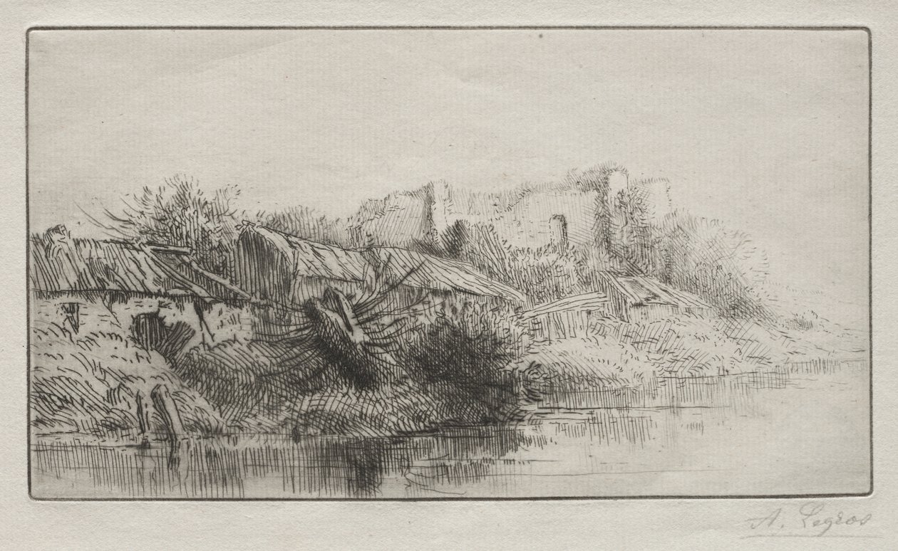 Abandoned Village by Alphonse Legros