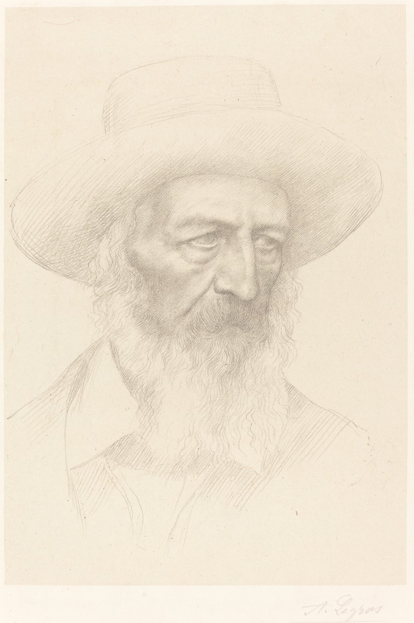 Alfred, Lord Tennyson by Alphonse Legros