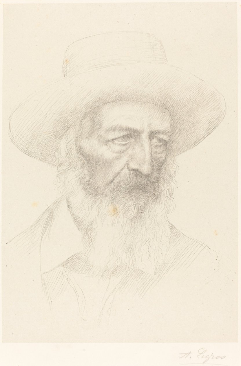 Alfred, Lord Tennyson by Alphonse Legros