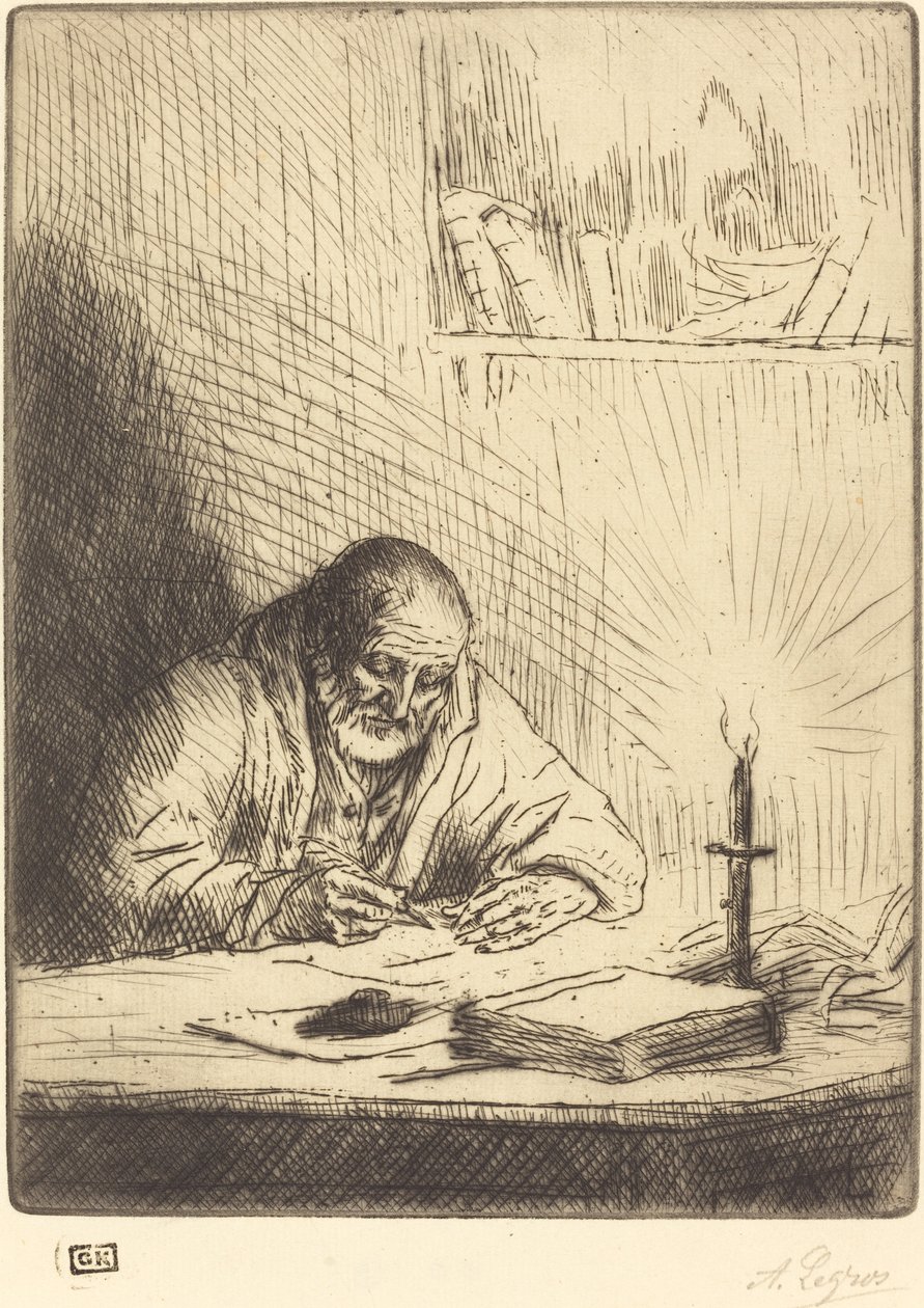 Archeologist by Alphonse Legros