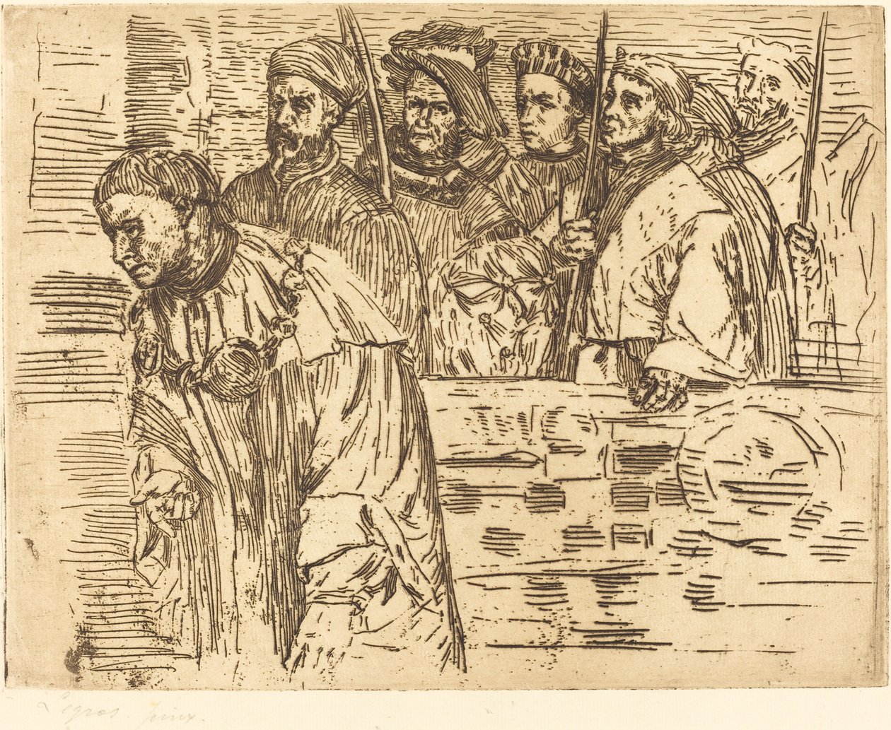 Archers by Alphonse Legros
