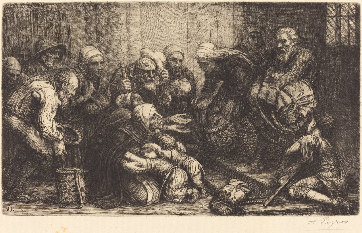 Beggars of Brussels by Alphonse Legros