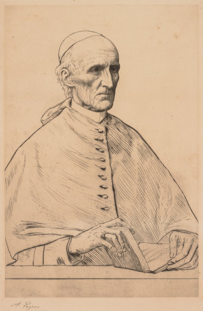 Cardinal Manning by Alphonse Legros