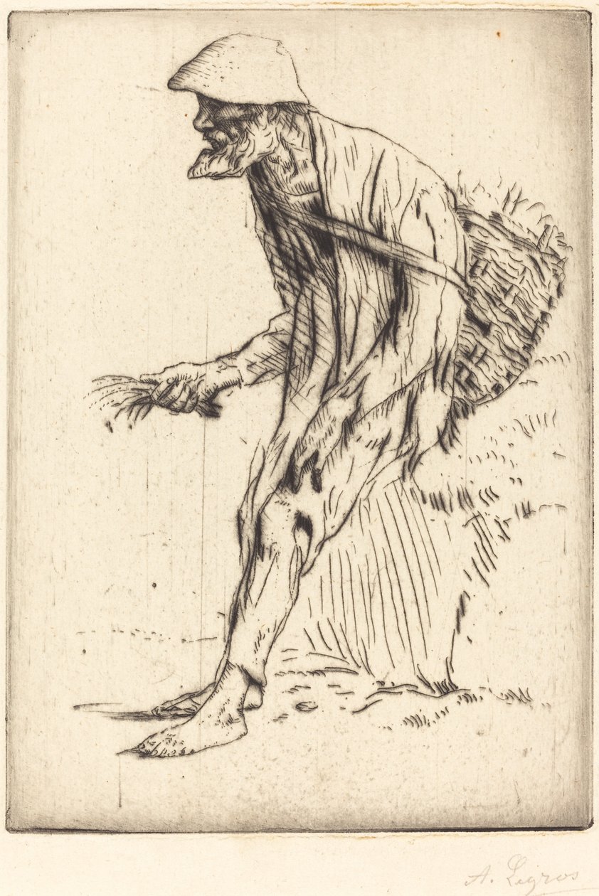 Chickweed Merchant by Alphonse Legros