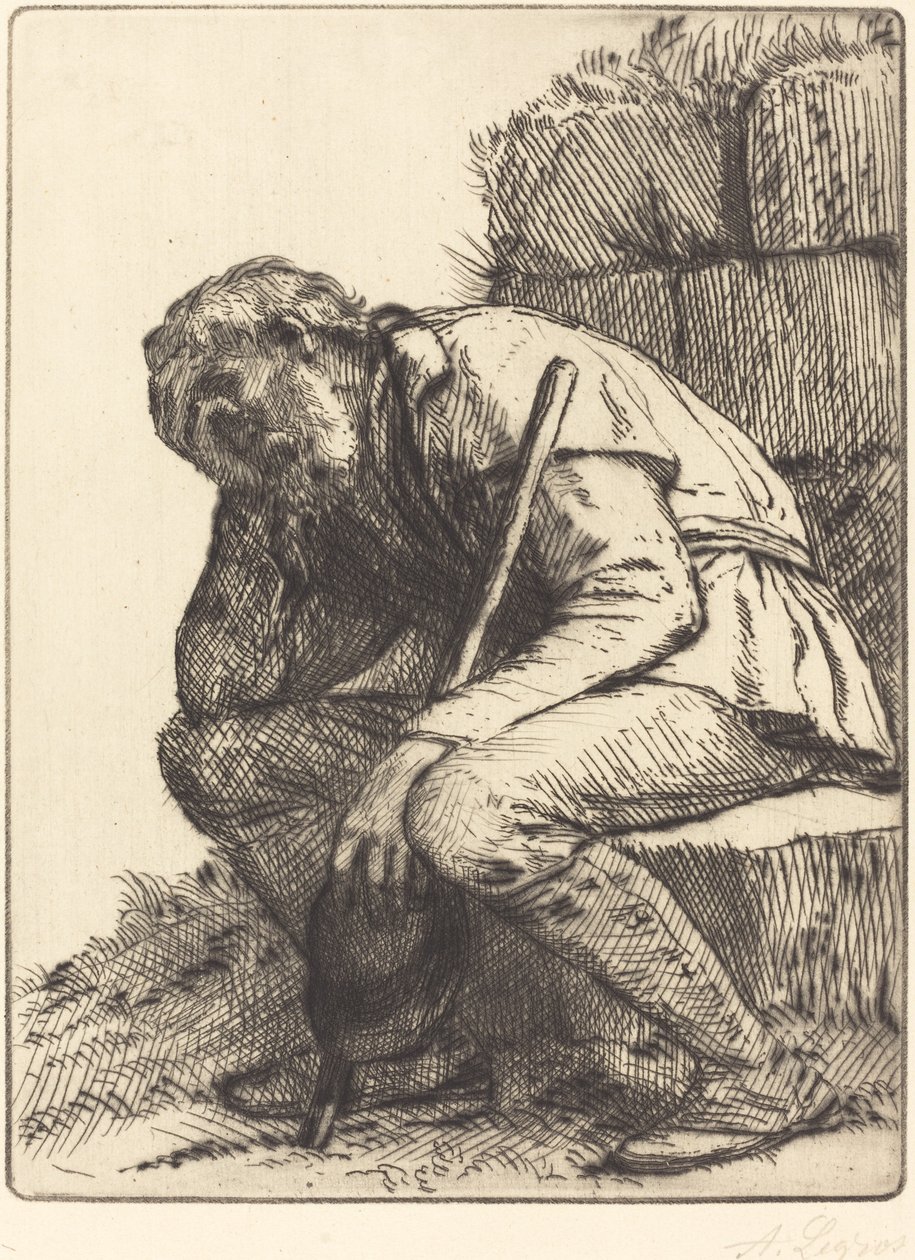 Desperate Man by Alphonse Legros