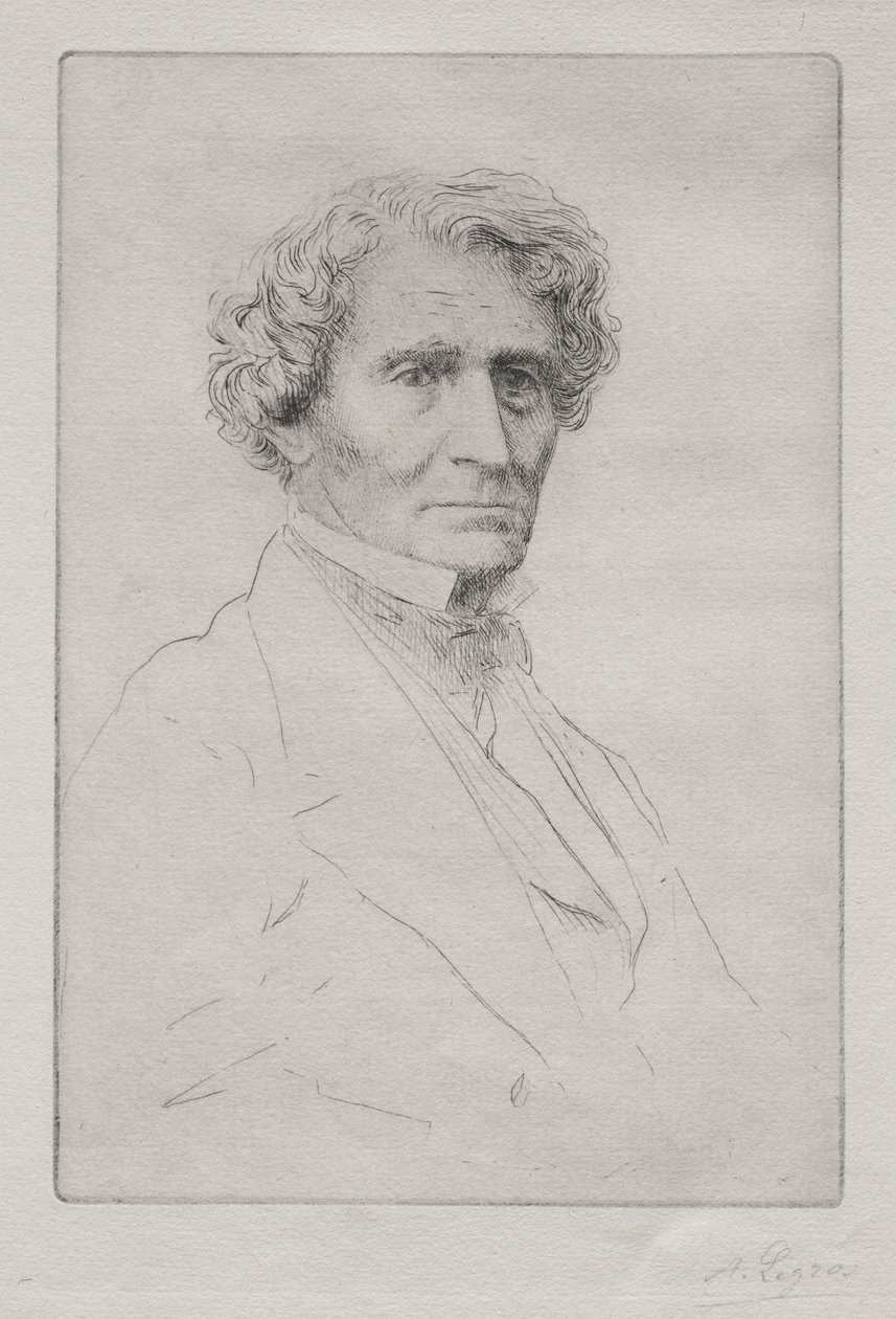 Hector Berlioz by Alphonse Legros
