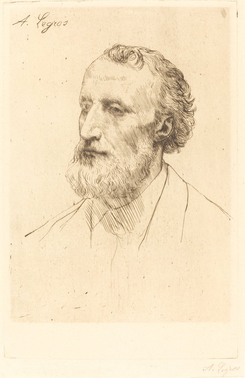 Jules Dalou, 1st Plate by Alphonse Legros