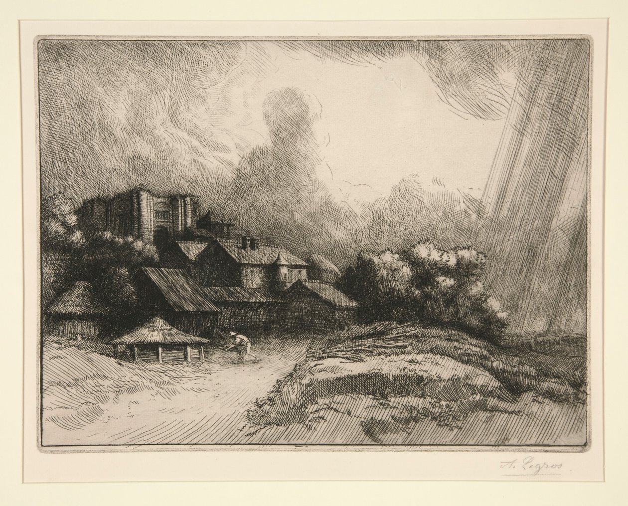 The Farm of L by Alphonse Legros
