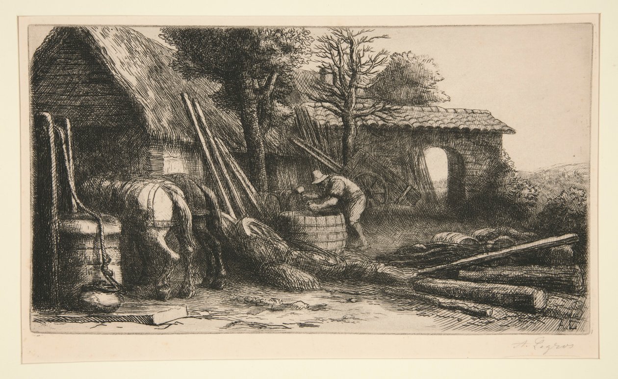 The Cooper by Alphonse Legros