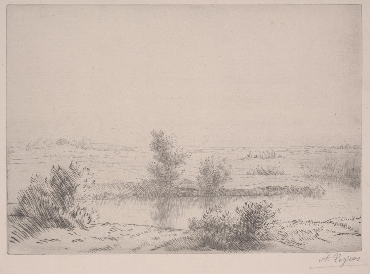 The Marshes by Alphonse Legros