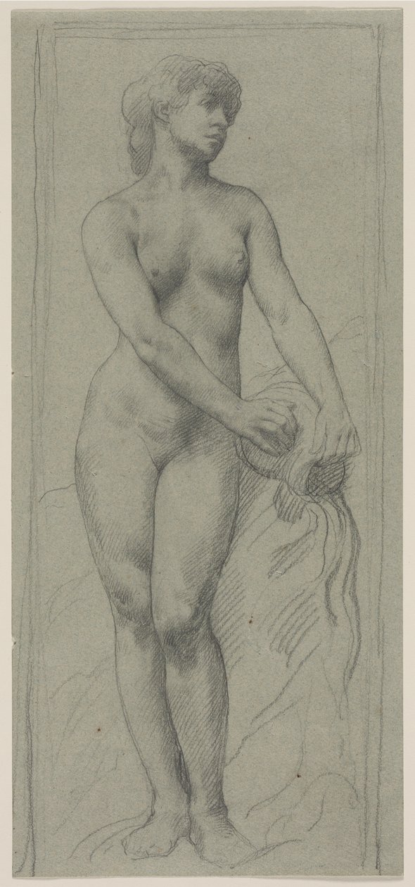 Nude Woman by Alphonse Legros