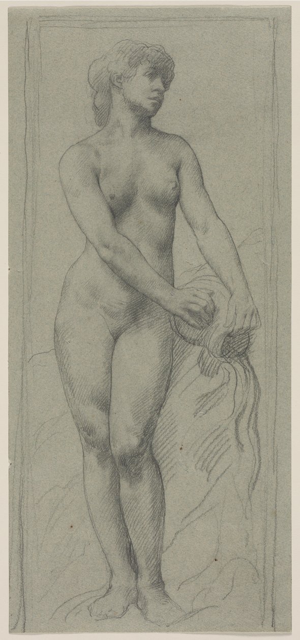 Nude Woman by Alphonse Legros