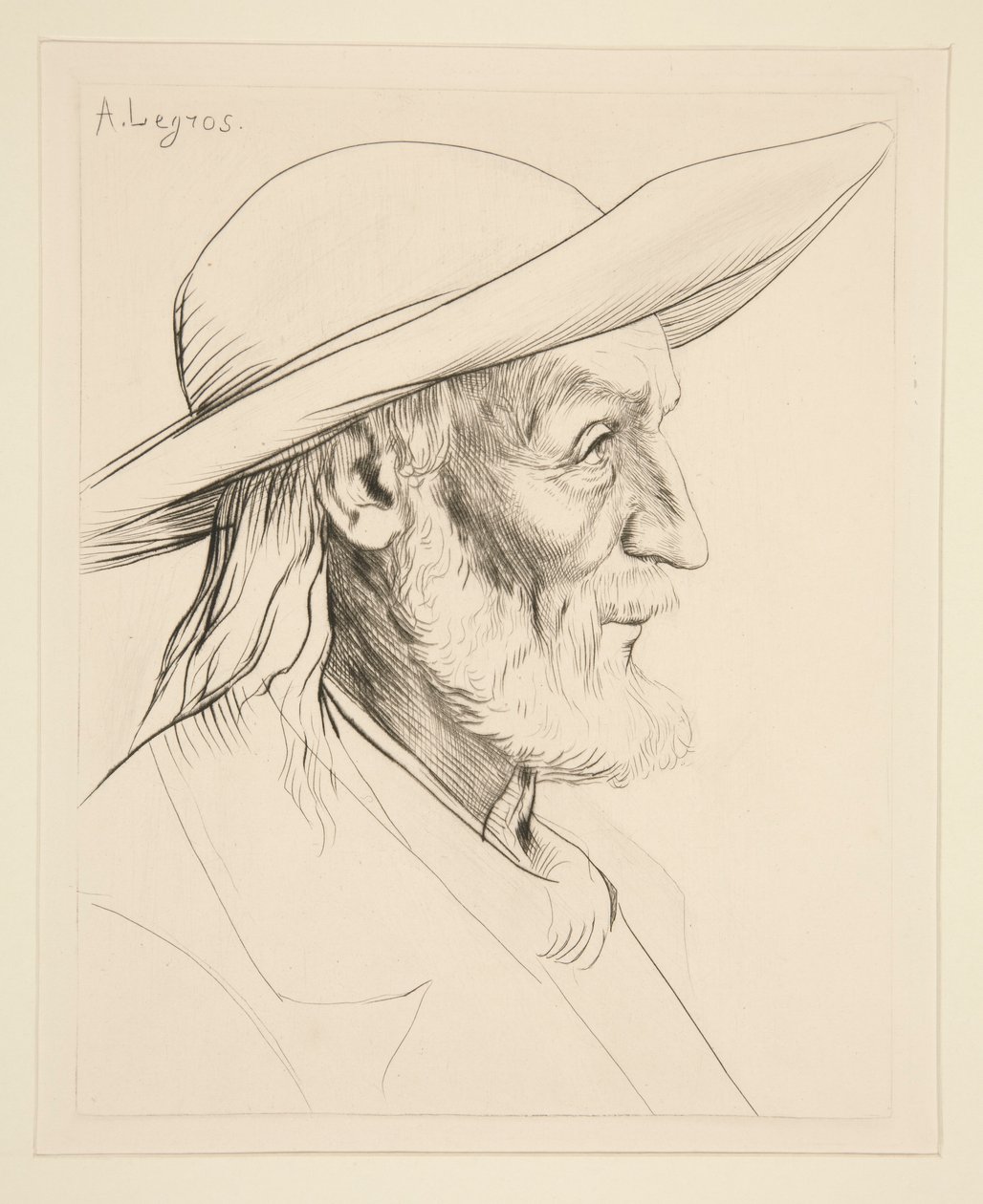 Breton Peasant by Alphonse Legros