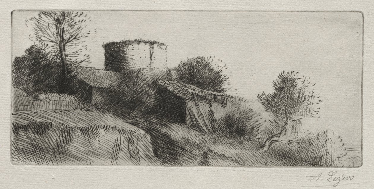 Pigeon Tower by Alphonse Legros