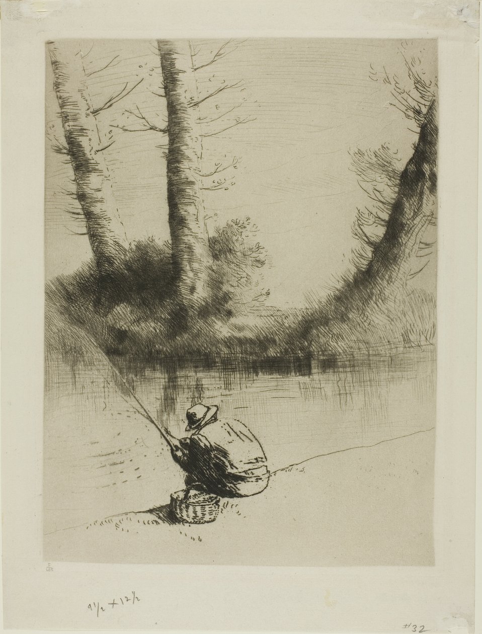 Pole Fisherman by Alphonse Legros