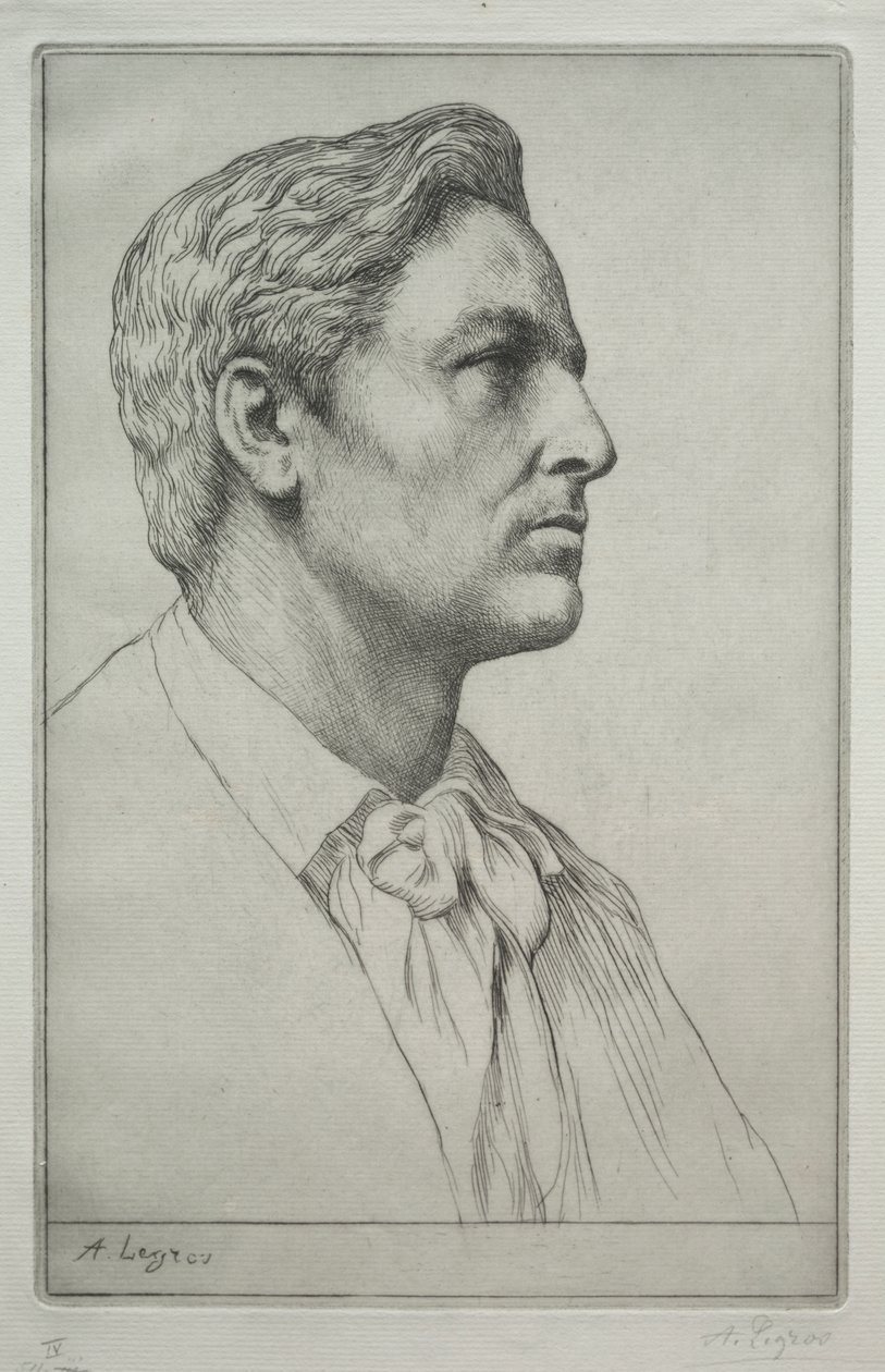 Portrait of Sir Charles Holroyd by Alphonse Legros