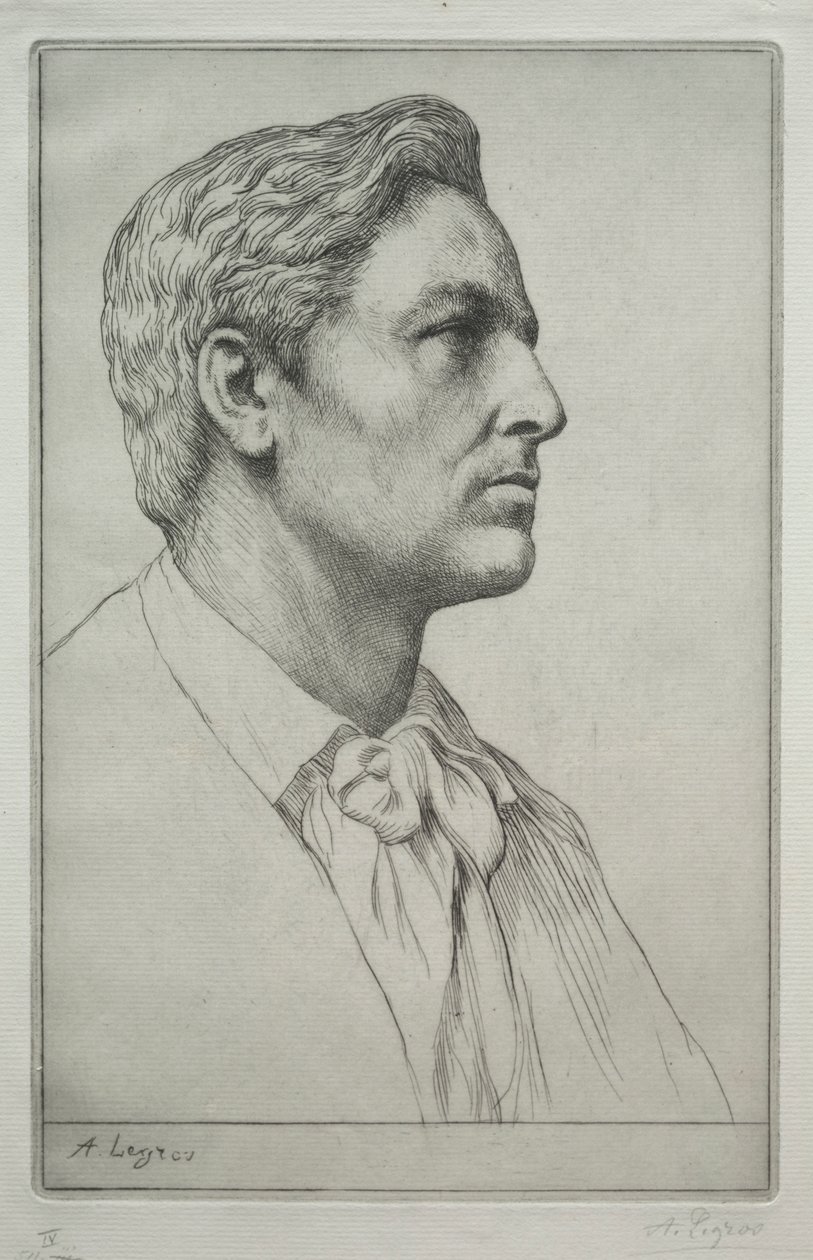 Portrait of Sir Charles Holroyd by Alphonse Legros