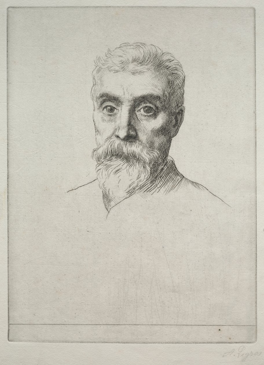 Portrait of Sir Hiram S. Maxim by Alphonse Legros