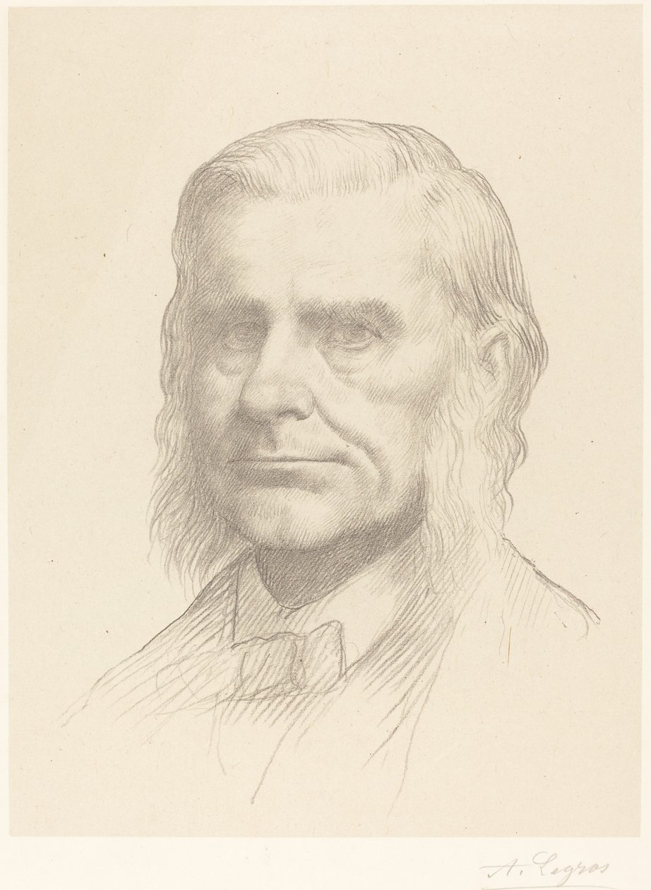 Professor Huxley, 2nd Plate by Alphonse Legros