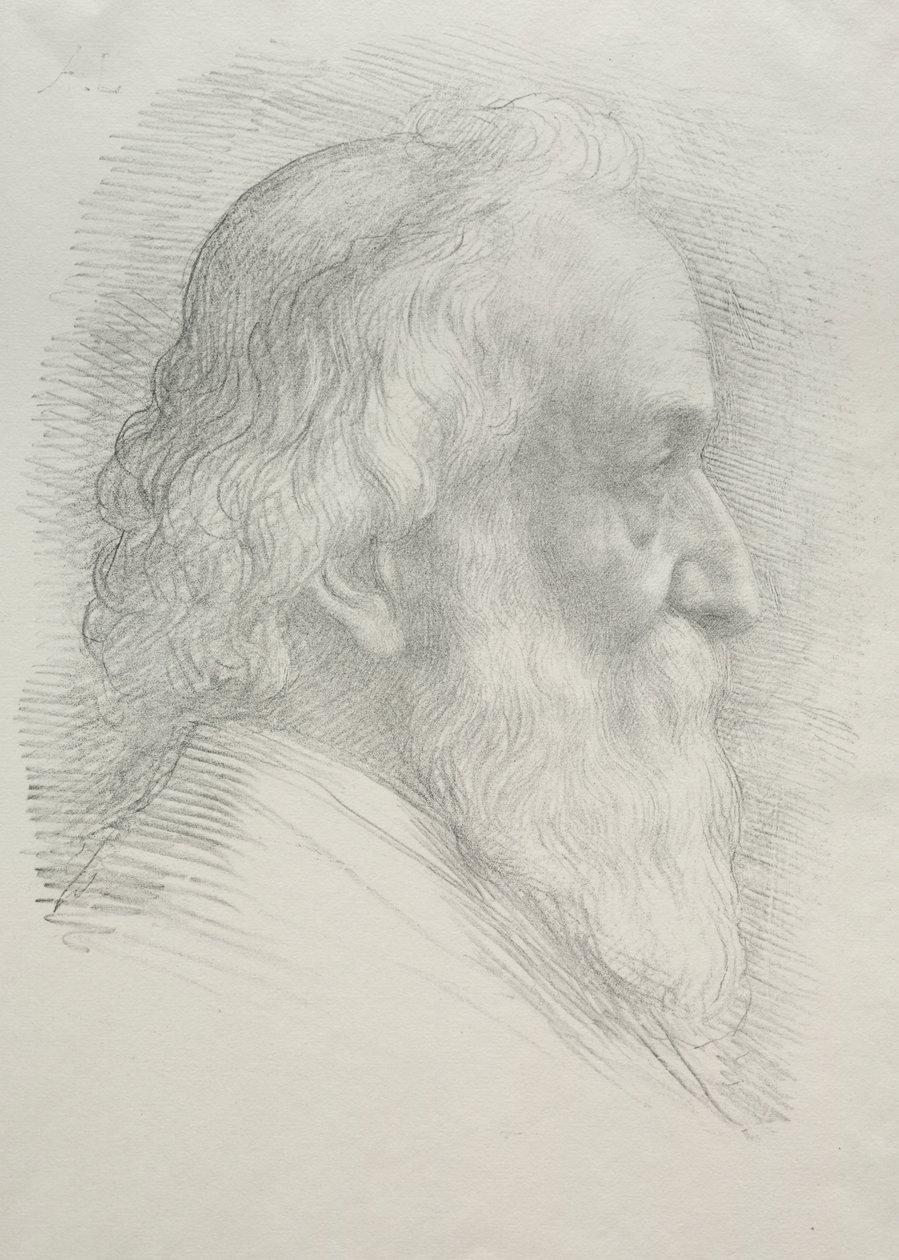 Self-Portrait (10th Plate) by Alphonse Legros