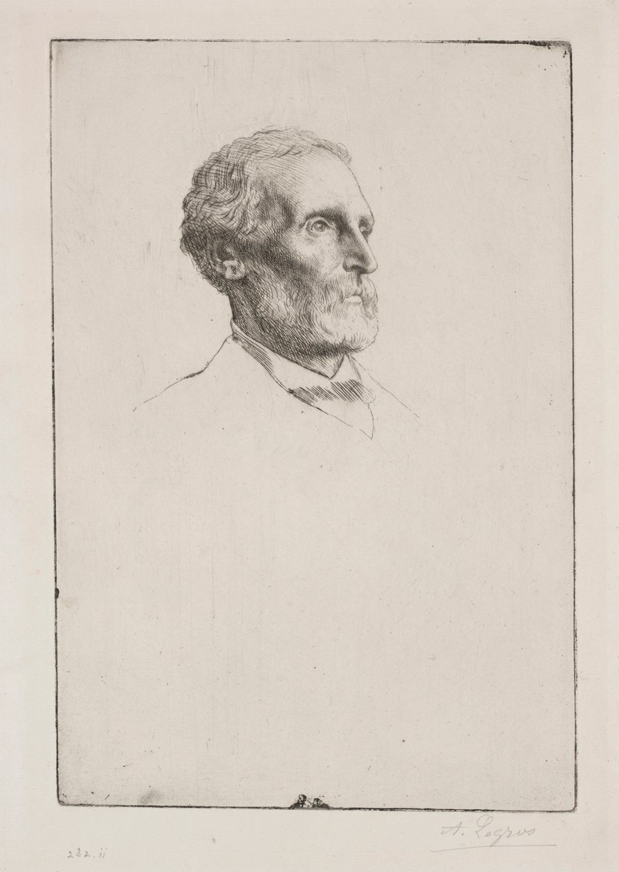 Sir Frederick W. Burton by Alphonse Legros