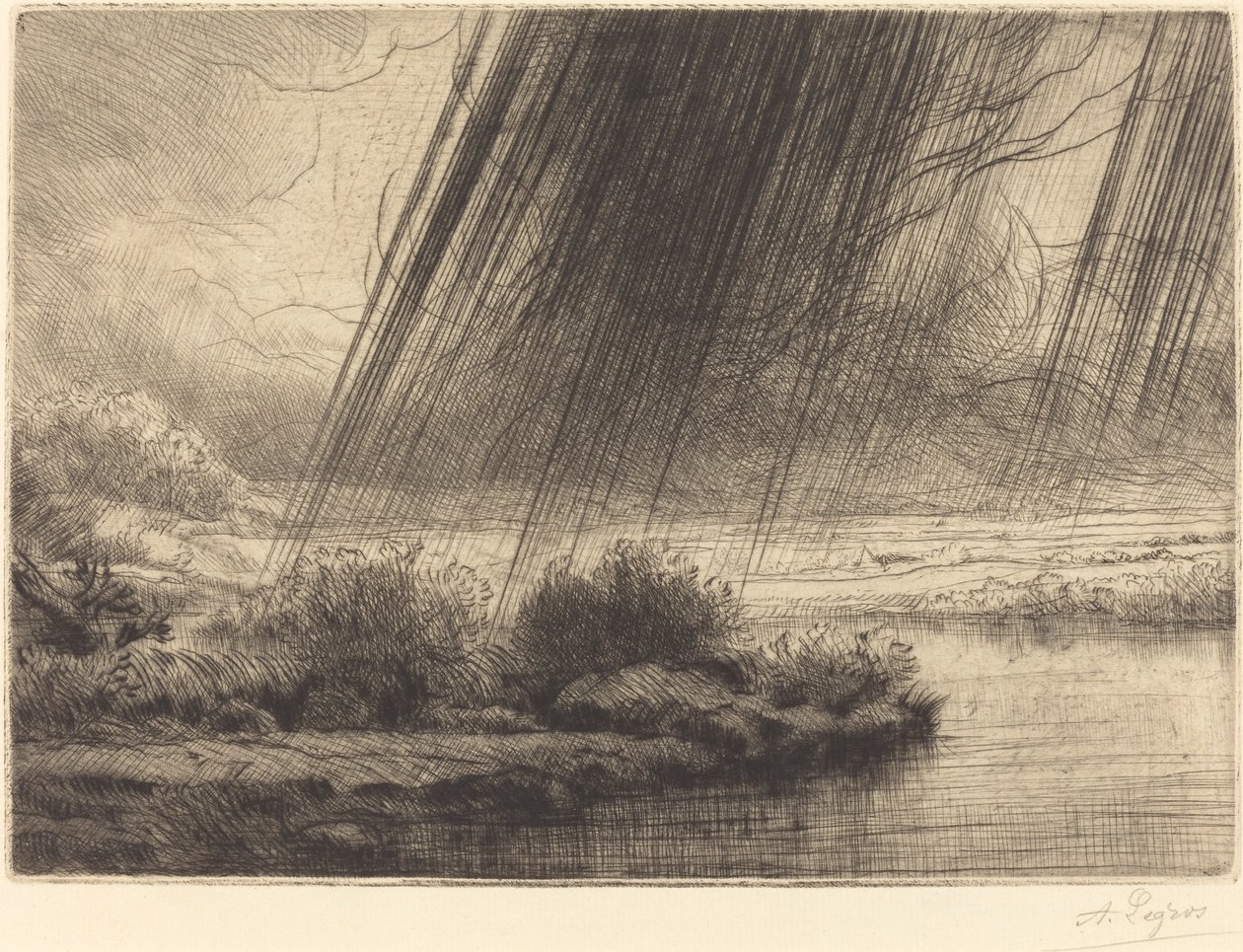 Storm by Alphonse Legros