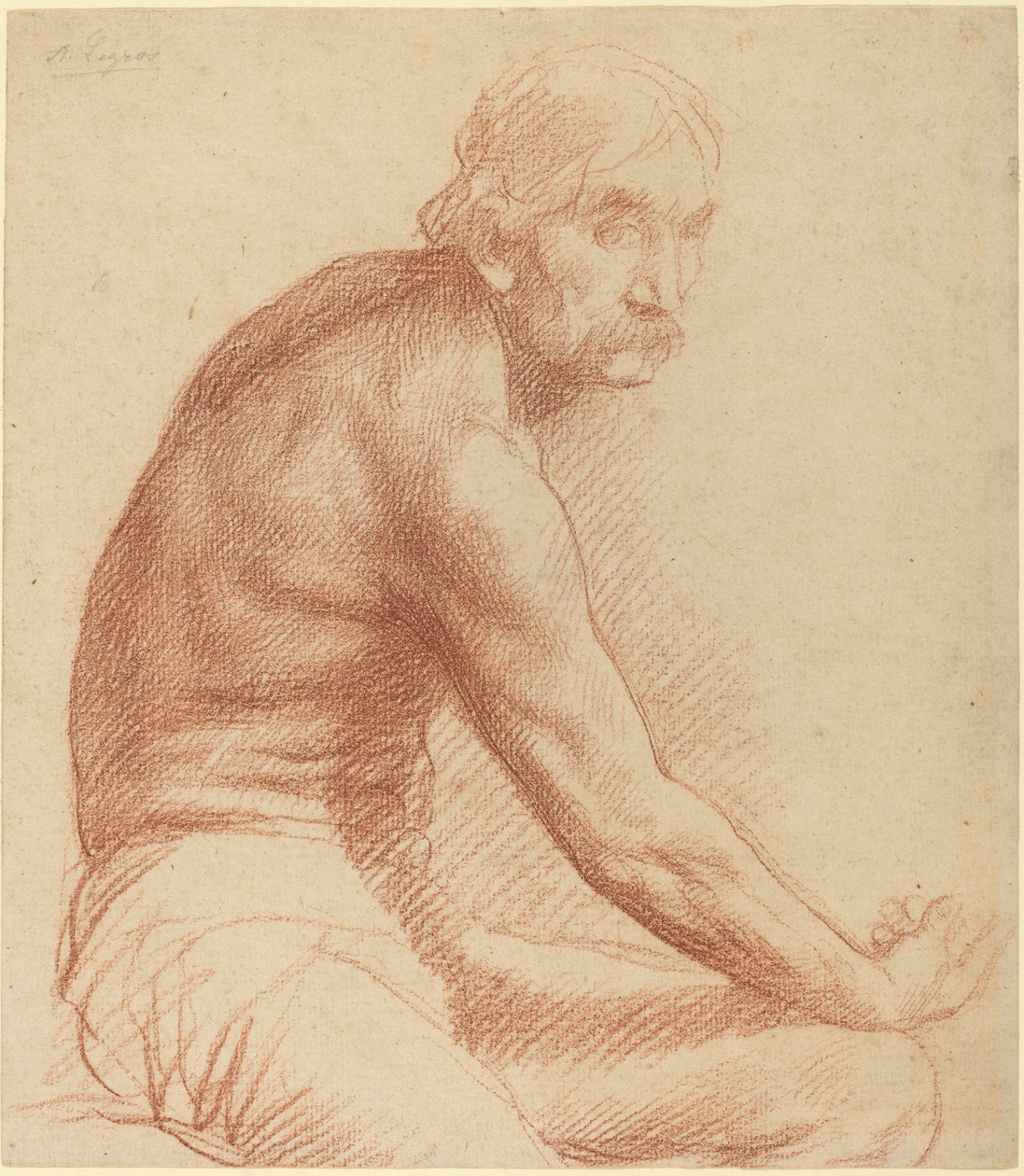Study of a Greek by Alphonse Legros