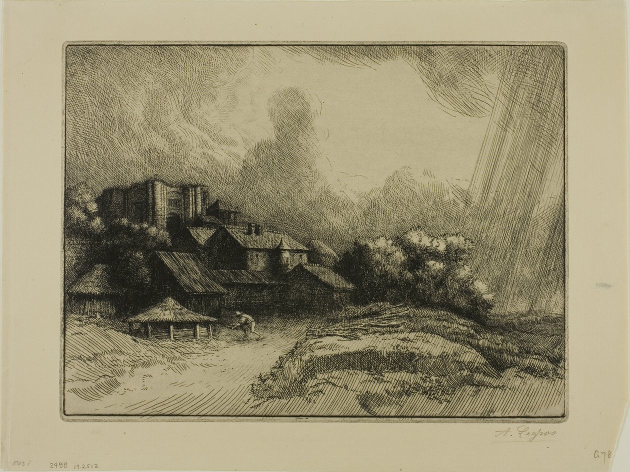 The Abbey Farm by Alphonse Legros