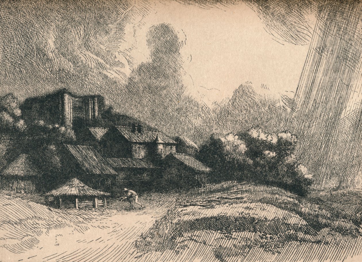 The Abbey Farm by Alphonse Legros