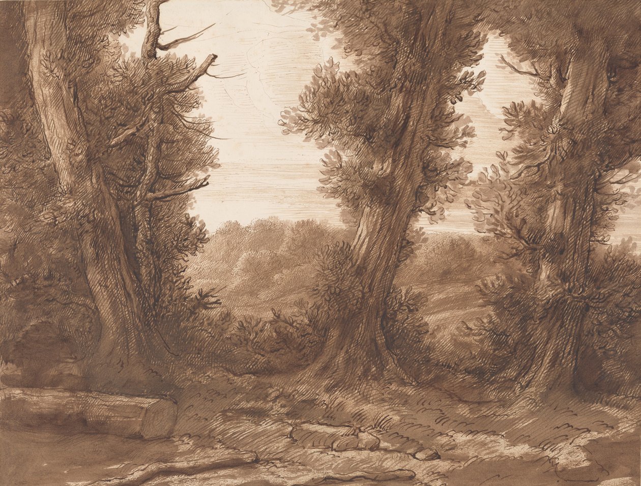 The Big Trees by Alphonse Legros