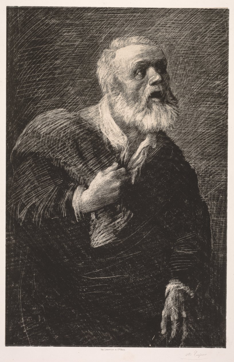 The Night Crier by Alphonse Legros