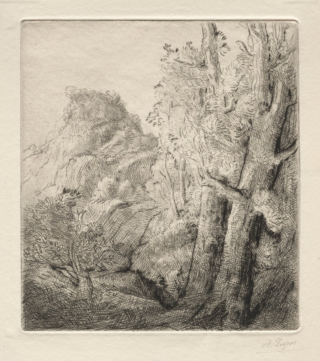 The Old City by Alphonse Legros