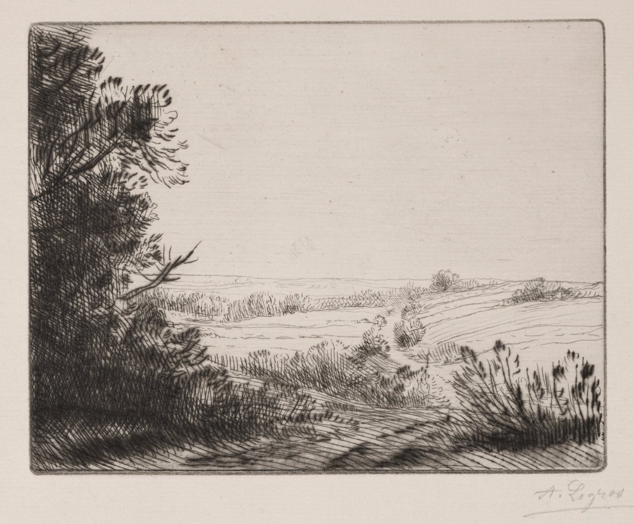 The Road to Horville by Alphonse Legros