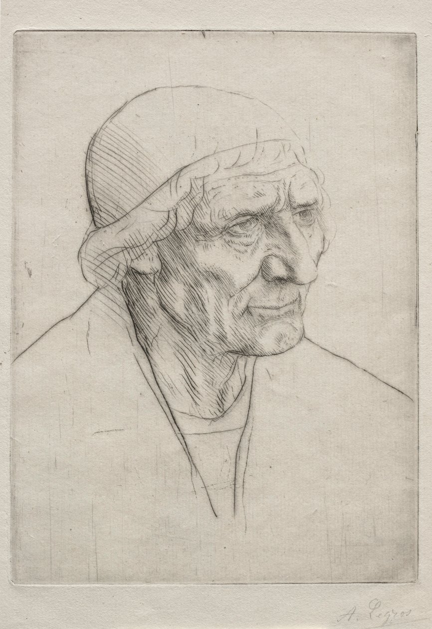 Head of Benediction by Alphonse Legros